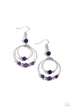 Load image into Gallery viewer, Eco Eden - Purple Earrings
