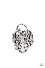 Load image into Gallery viewer, Flirtatiously Flowering - White Ring
