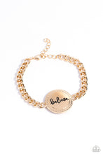 Load image into Gallery viewer, Hope and Faith - Gold Colored Bracelet
