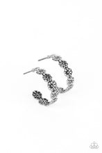 Load image into Gallery viewer, Floral Fad - Silver tone Earrings
