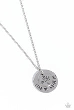 Load image into Gallery viewer, Gilded Guide - Silver tone Necklace
