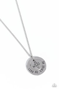 Gilded Guide - Silver tone Necklace