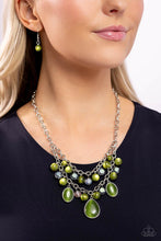 Load image into Gallery viewer, Dewy Disposition - Green Necklace
