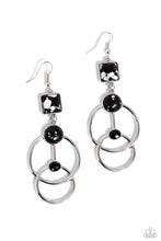 Load image into Gallery viewer, Interlocked Influence - Black Earrings
