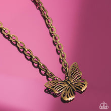 Load image into Gallery viewer, Midair Monochromatic - Brass tone Necklace

