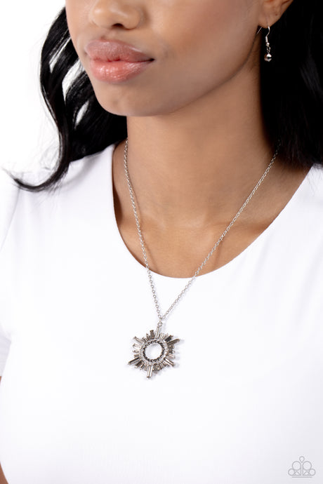 Enigmatic Edge - Silver tone Necklace