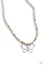 Load image into Gallery viewer, Vibrant Flutter - White Necklace
