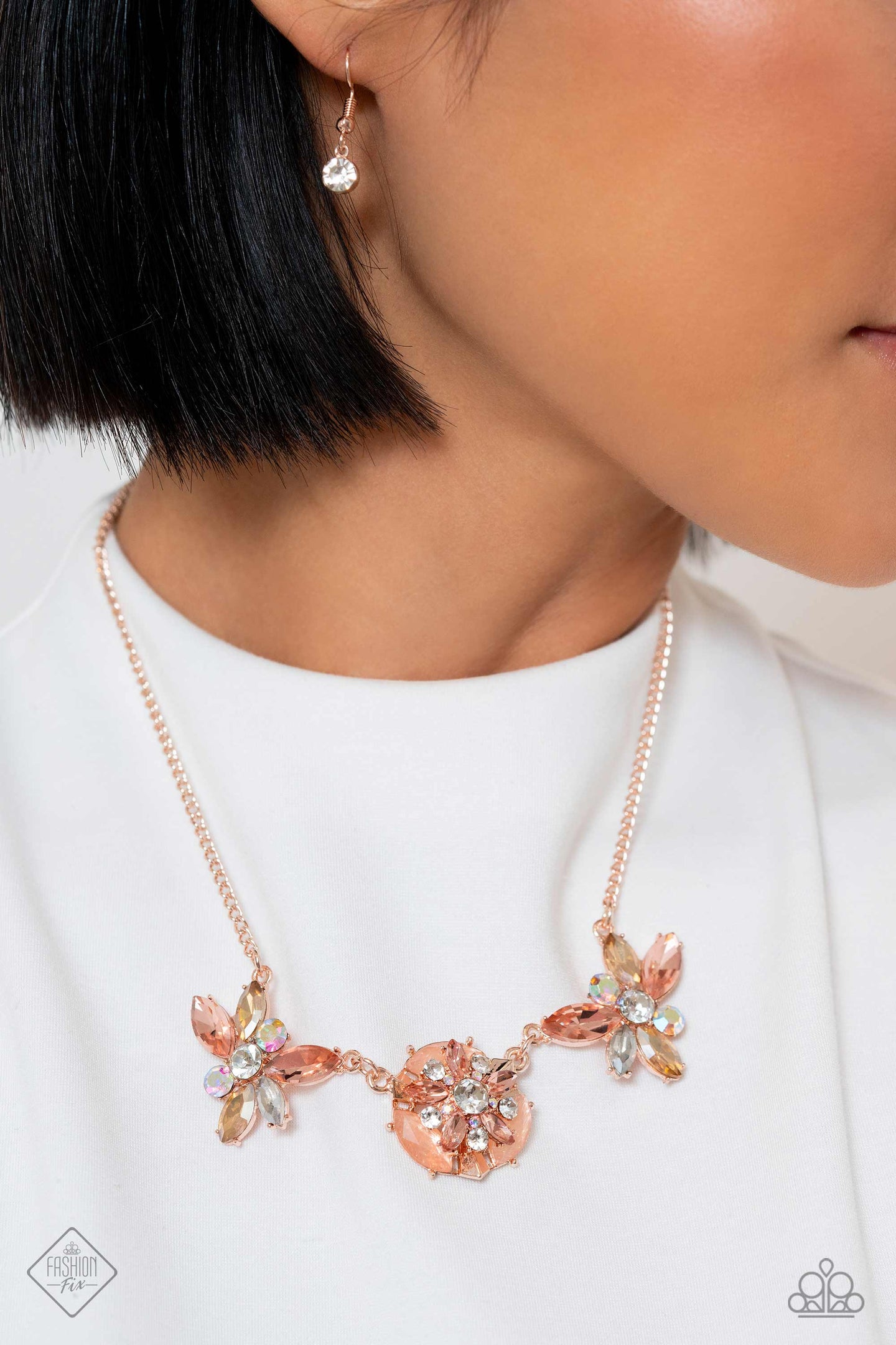Soft-Hearted Series - Rose Gold tone Necklace- Dec Fashion Fix 23 Necklace
