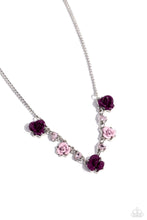 Load image into Gallery viewer, Strike a ROSE - Purple Necklace
