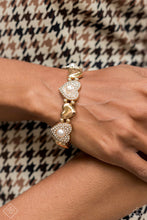 Load image into Gallery viewer, Heartfelt Heirloom - Gold Tone Bracelet- March Fashion Fix 24
