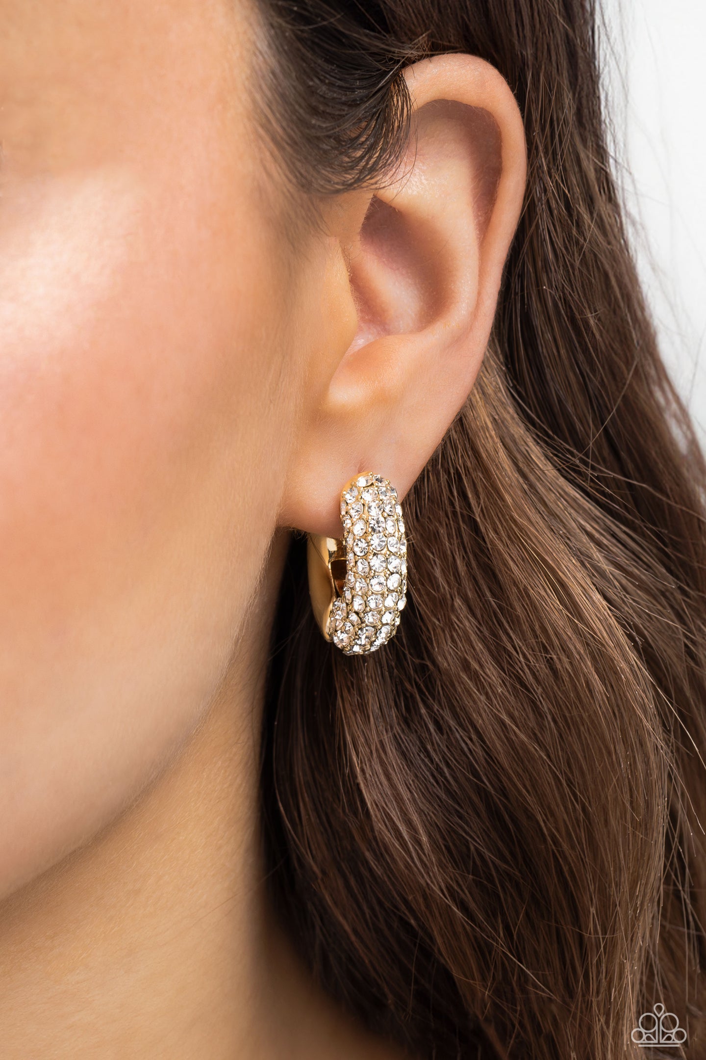 Combustible Confidence - Gold tone Earrings