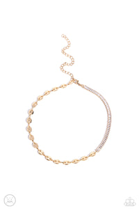 Dream Duo- Gold tone Necklace