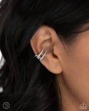 Load image into Gallery viewer, Glittery Glow Up- Silver Tone Earrings- Cuff
