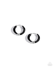 Load image into Gallery viewer, Pivoting Paint - Black Earrings
