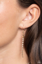 Load image into Gallery viewer, Dazzling Declaration - Gold tone Necklace
