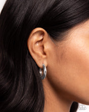 Load image into Gallery viewer, Monochromatic Makeover - Silver tone Earrings
