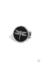 Load image into Gallery viewer, Debonair Dragonfly - Black Ring
