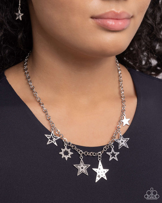 Starstruck Sentiment - Black Necklace