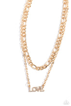 Load image into Gallery viewer, Lovely Layers - Gold tone Necklace
