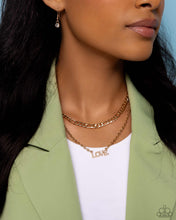 Load image into Gallery viewer, Lovely Layers - Gold tone Necklace
