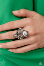 Load image into Gallery viewer, Blowing Off STEAMPUNK - White - April Fashion Fix 23 Ring
