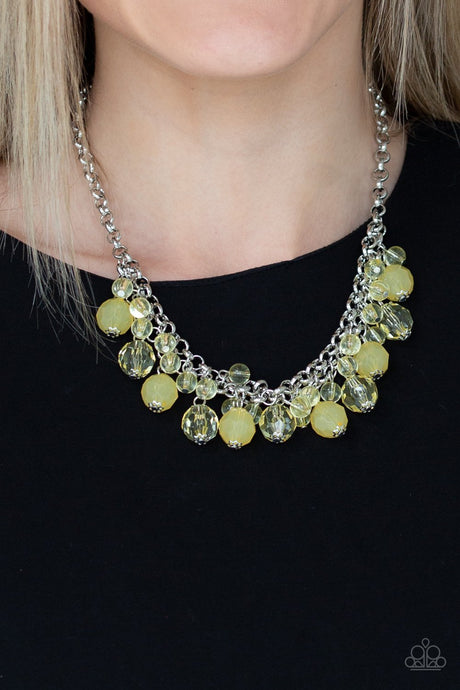 Fiesta Fabulous - yellow - Paparazzi necklace