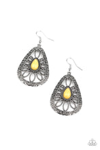 Load image into Gallery viewer, Floral Frill - Yellow Earrings
