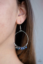 Load image into Gallery viewer, Holographic Hoops - Blue
