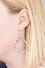 Load image into Gallery viewer, Lotus Ice - blue earrings
