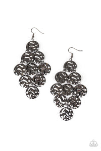 Metro Trend - black earrings