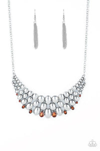 Powerhouse Party - Brown Necklace