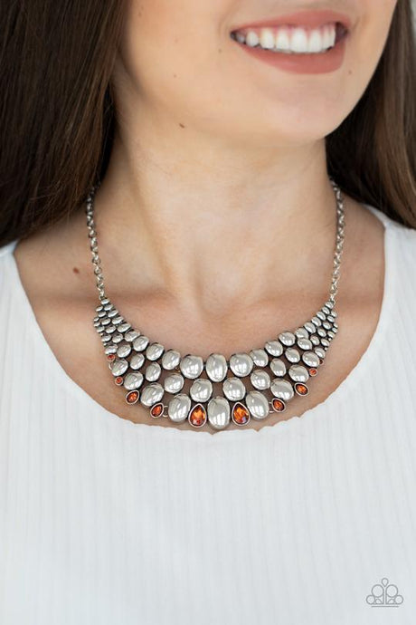 Powerhouse Party - Brown Necklace