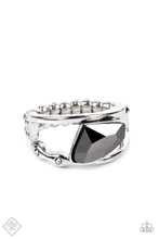 Load image into Gallery viewer, Sculpted Style - Silver- Oct Fashion Fix 22 Ring
