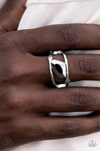 Load image into Gallery viewer, Sculpted Style - Silver- Oct Fashion Fix 22 Ring

